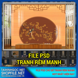 file psd tranh rem manh 2023